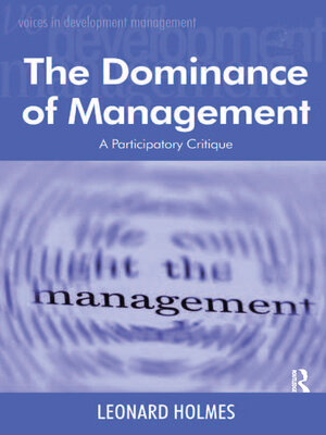 cover image of The Dominance of Management